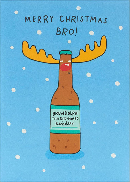 Brewdolph. Reindeer drinking beer-Brother (60)