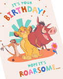 UK Greetings | Disney The Lion King Birthday Card for Boy/Girl | Happy Birthday Gifts | Her/Him | Simba & Friends Design