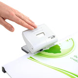 Rapesco ECO Medium 2-Hole Punch, 22 Sheets - Soft White