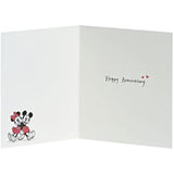 Disney Mickey & Minnie Mouse Design Anniversary Card