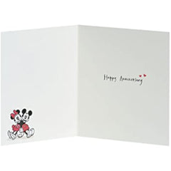 Disney Mickey & Minnie Mouse Design Anniversary Card