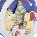 To The Sweetest Fiancee Ever 3D Pop Christmas Card