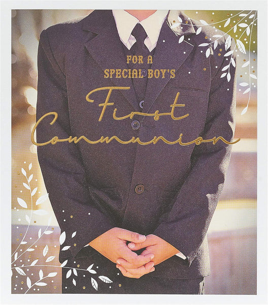 Special Boy's First Communion Card