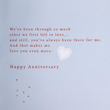 Hallmark Anniversary Card for Husband - Classic Illustrated Design with Heartfelt Verse