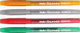 Metallic Colour Gel Pens - Pack of 4 | Shimmer Ink for Crafts, Notes & Cards
