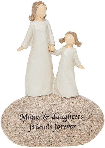 Angels Mums and Daughters Friends Forever Sentimental Pebble Gift