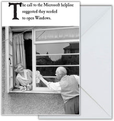Emotional Rescue Funny Birthday Card, Birthday Card Funny, Windows, Greetings Cards,Multi,170 x 120 mm