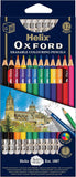 Helix Erasable Colouring Pencils – Pack of 12 | Vibrant & Correctable Colours for Kids