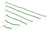 Q-Connect Treasury Tags 25mm Green Plastic Ends Pack of 100