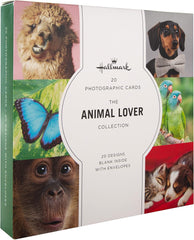 Photographic Animal Designs Multipack of 20 Blank Cards