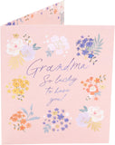 UK Greetings Mother's Day Card for Grandma - Lovely Floral Design