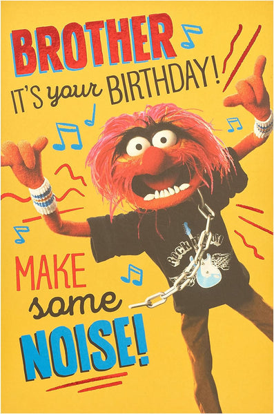 The Muppets Brother Birthday Card