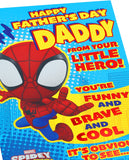 Marvel Spiderman Dad Fathers Day Card from Son