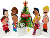 3D Pop Up Peanuts Comics Christmas Card