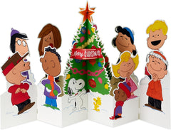 3D Pop Up Peanuts Comics Christmas Card