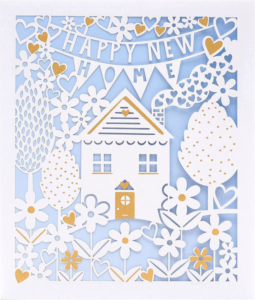 New Home Luxury Laser Cut Congratulations Card
