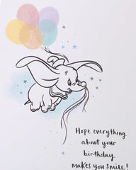 Disney Dumbo Birthday Card – Adorable Greeting for Kids or Disney Fans