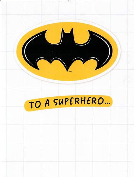 DC Batman with Stickers to Personalise Birthday Card