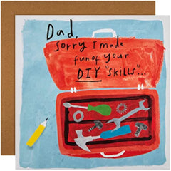 Hallmark 3D Light Up Musical Father's Day Card - Cheers to You Neon Sign Design
