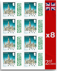 Christmas 2nd Class Stamps (8 Pack)