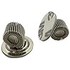 12 x Self Adhesive Metal Pen Holder Silver