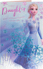 Disney Frozen 2 Daughter Birthday Card Elsa