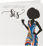 Afrotouch Sis Card Birthday Card