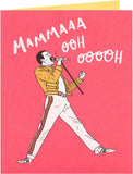 Freddie Mercury Design Mother's Day Card