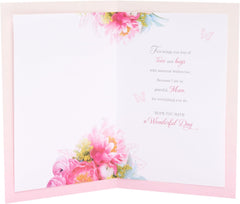 Birthday Card for Mum - Floral Design - Thinking of You Range