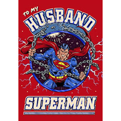 Hallmark DC Superman Husband Father's Day Card - To My Husbnad Superman - Father's Day Card