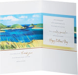 UK Greetings Father's Day Card for Dad - Boat Scene Design