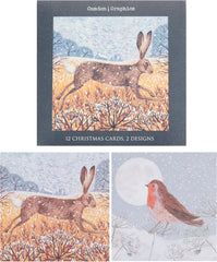 Boxed Assortments Standard-Woodland Hare & Robin (812)