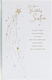 Sister Traditional Design with Sentimental Message Birthday Card