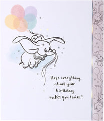 Disney Dumbo Birthday Card – Adorable Greeting for Kids or Disney Fans