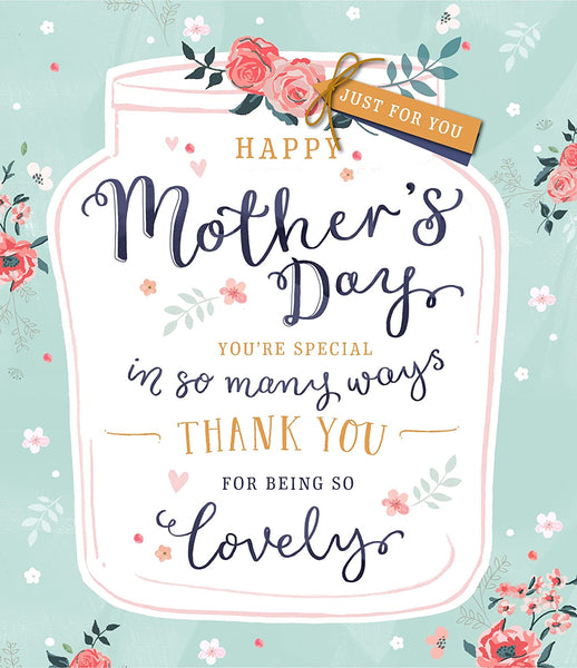 Thank You For Being So Special Mother's Day Card