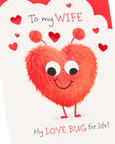 Valentine's Day Card for Wife - Sweet Love Bug Design