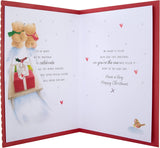 Forever Friends Winter Love Design Girlfriend Boxed Christmas Card