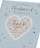 UK Greetings Father's Day Card for Husband - Thank You Design
