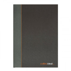 Collins Ideal Manuscript Book Casebound A4 Ruled 192 Pages Black 6428 - 811666