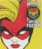 Disney Avengers Captain Marvel Birthday Card with Badge