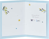 Embossed Owl Father's Day Card For Grandad