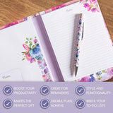 Lilac Blush Sticky Notes & Lined Pad Folder