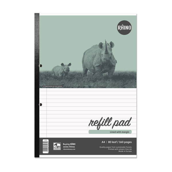 RHINO Refill Pad A4 160P F8M PK10