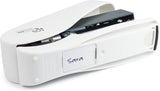 Rapesco Germ-Savvy® Antibacterial: Luna ECO Front Loading Less Effort Stapler & 2000x Staples (24/8mm B/1000 + 24/6mm B/1000) - Soft White