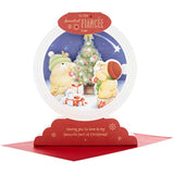 To The Sweetest Fiancee Ever 3D Pop Christmas Card