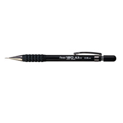 Pentel 120 Mechanical Pencil HB 0.5mm Lead Black Barrel (Pack 12) A315-AX