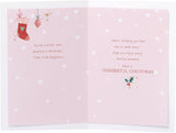 Christmas Card for Sister - Hanging Ornaments Design