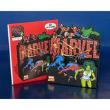 Marvel Retro Pop-Up Design, With Iron-Man, She-Hulk, Spider-Man Birthday Card