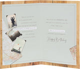 Birthday Card for Son with Envelope - Cute Design with Photographic Montage