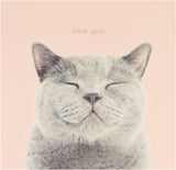 Cat Smiling Valentine’s Day Card For Her